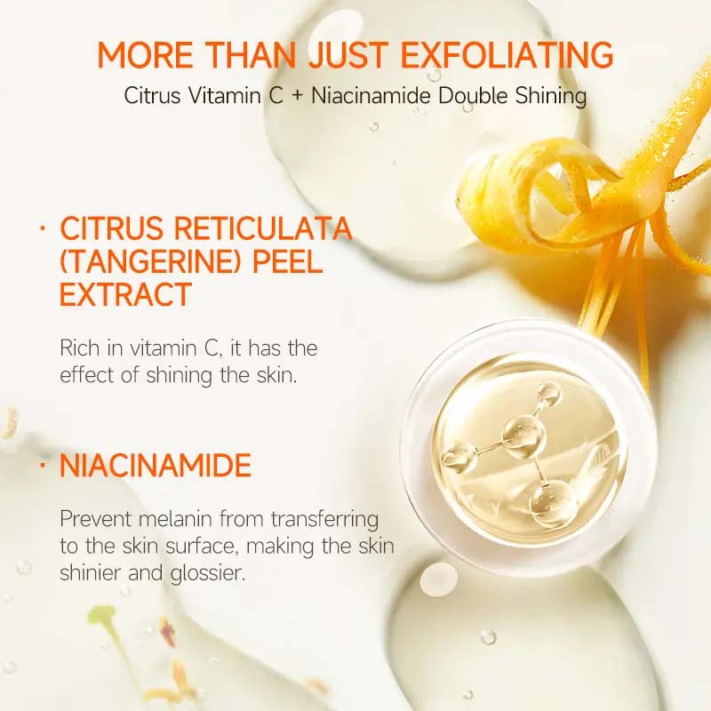 Feuchtigkeitsspendendes Orangen-Peeling-Gel