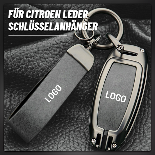Passend für Citroen-Modelle - Schlüsselhülle aus echtem Leder