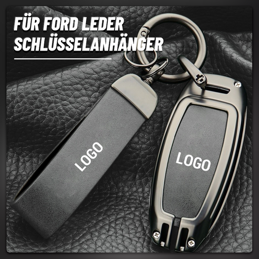 Passend für Ford-Modelle – Schlüsselhülle aus echtem Leder