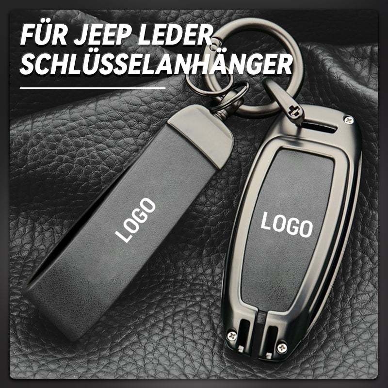 Passend für die Jeep-Serie – Schlüsselhülle aus echtem Leder