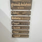 Personalisierte Grandkids Hanging Decor Zeichen