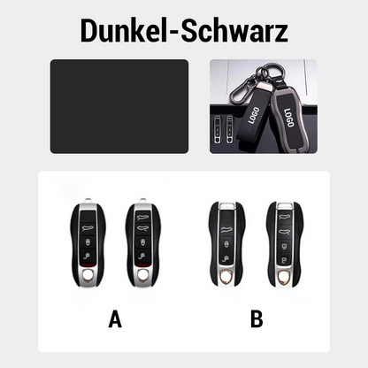 Passend für Porsche-Modelle – Schlüsselhülle aus echtem Leder
