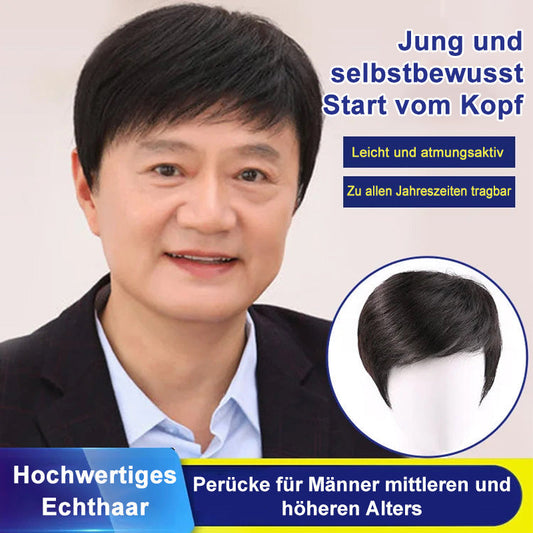 💝Das beste Geschenk überhaupt💝Sehr natürliche Perücken für Männer
