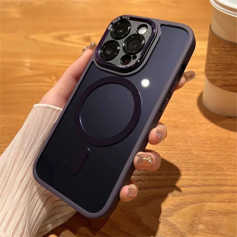 Getönte, stoßfeste, magnetische iPhone-Hülle📱✨