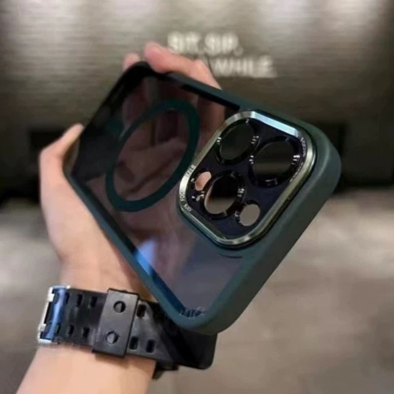 Getönte, stoßfeste, magnetische iPhone-Hülle📱✨