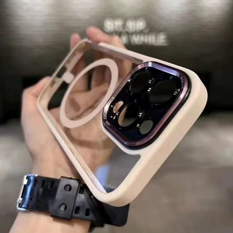 Getönte, stoßfeste, magnetische iPhone-Hülle📱✨