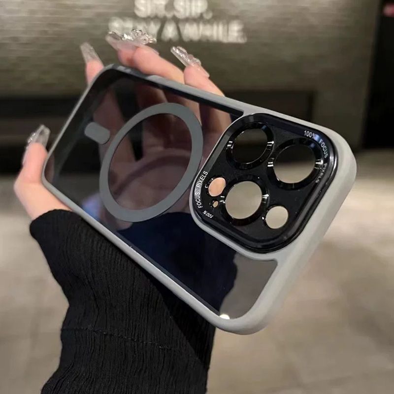 Getönte, stoßfeste, magnetische iPhone-Hülle📱✨